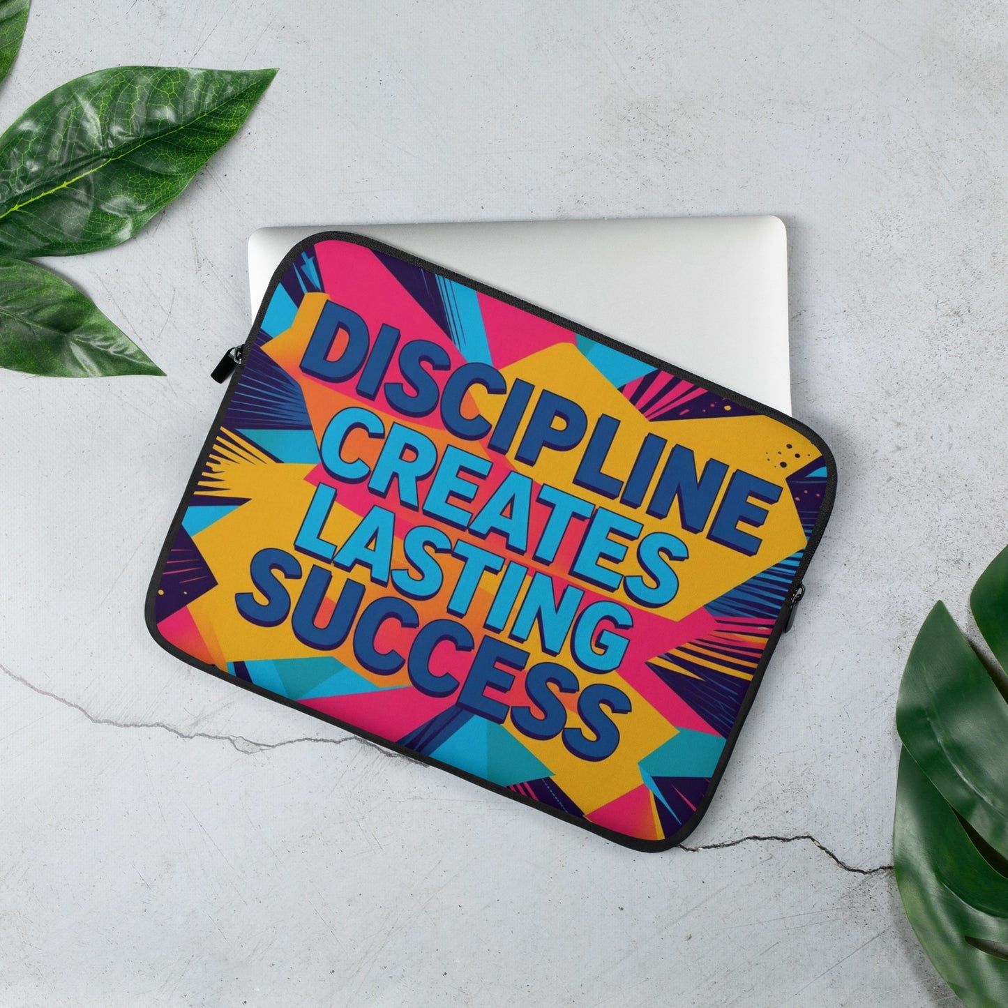 Neoprene Laptop Sleeve – Lightweight with Motivational Quote Print