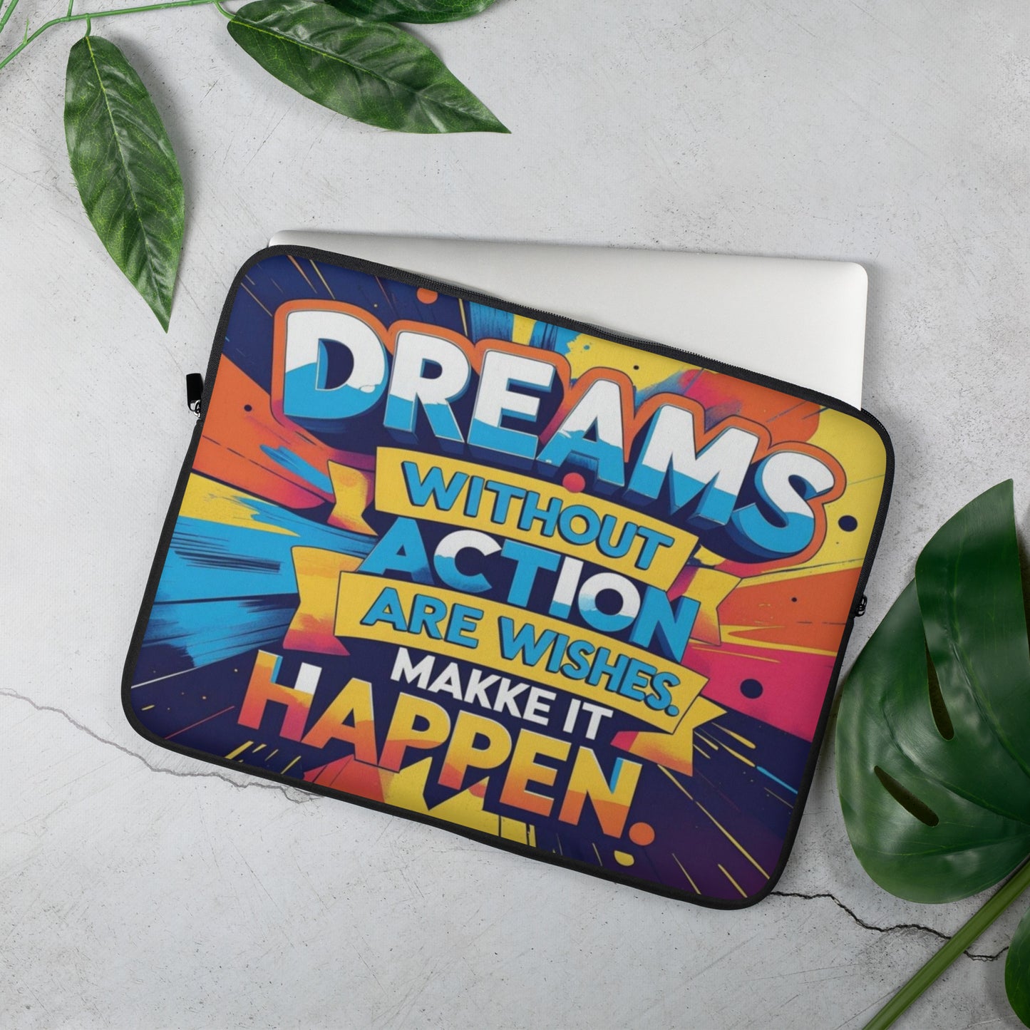 13″ & 15″ Lightweight Laptop Sleeve with Full Front Print Design