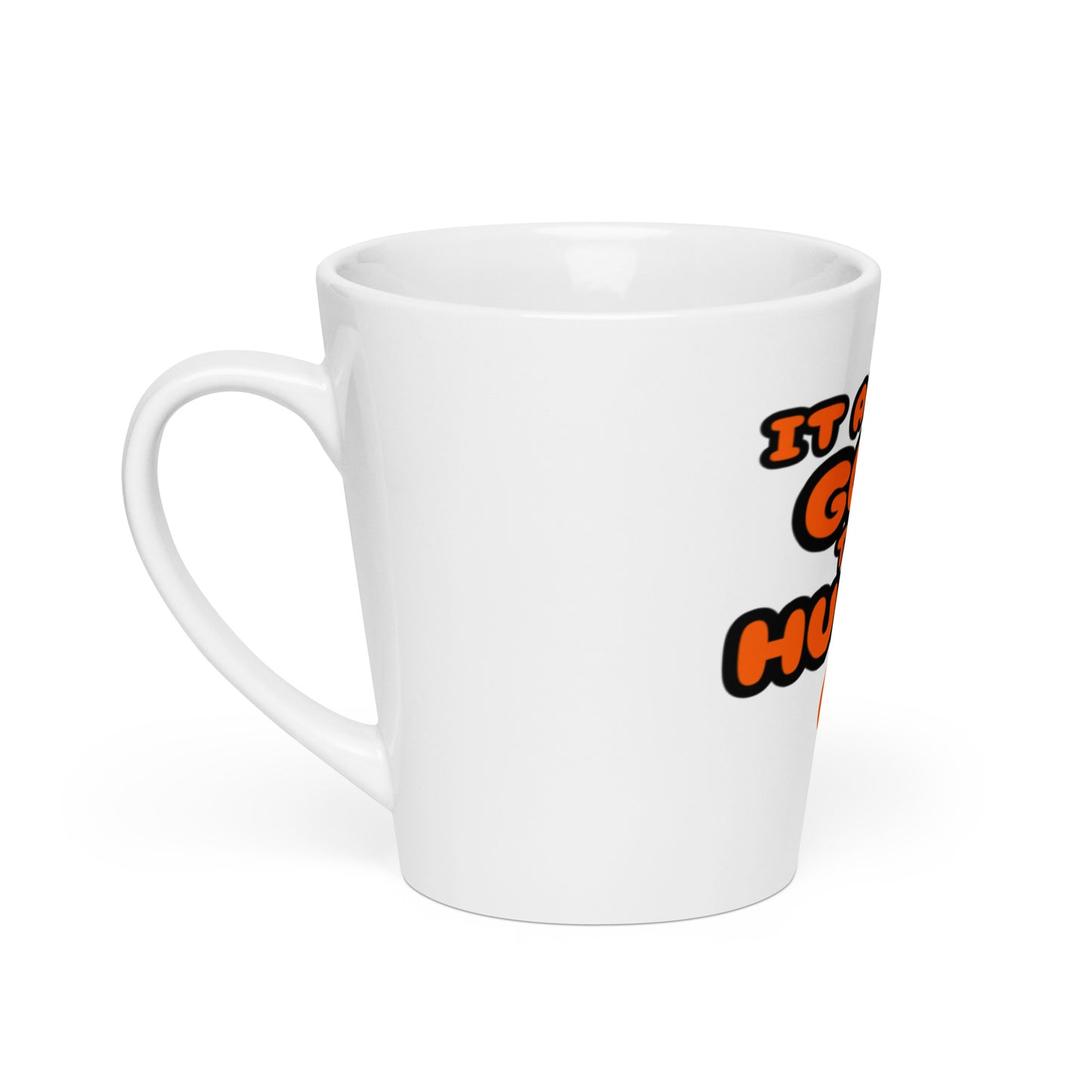 100% White Ceramic Latte Mug – BPA-Free, Stylish & Durable