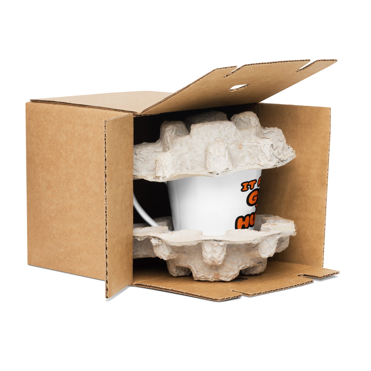 100% White Ceramic Latte Mug – BPA-Free, Stylish & Durable