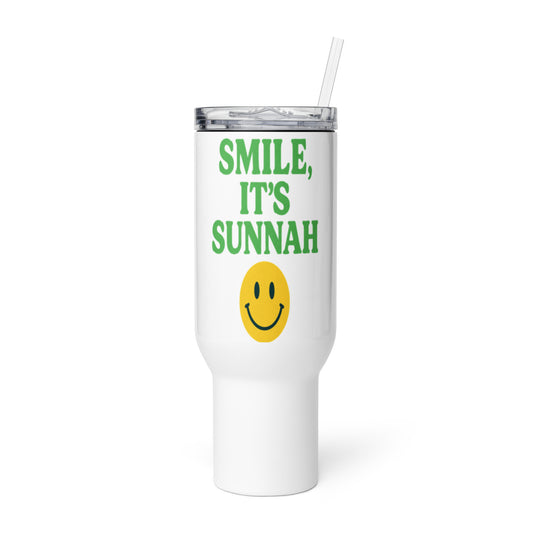Smile, It’s Sunnah Islamic Travel Mug – 25oz/40oz Tumbler